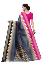 Vamika Grey Linen Jari Border Saree (GUNJAN GREY) - Distacart