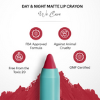 Parul Garg Beauty Day & Night Creamy Matte Lip Crayon - Boss Babe 45