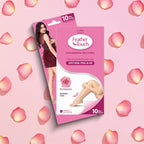 VI-JOHN Feather Touch Rose & Alevera Hair Removal Wax Strips for Normal Skin Praraben & Sulphate Free - Distacart