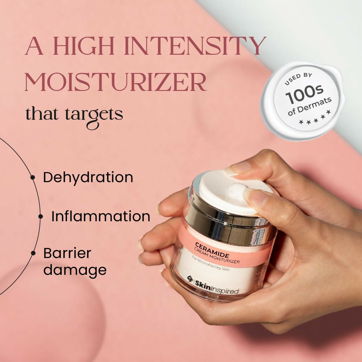 SkinInspired Ceramide Moisturizer Cream For Inflammation Barrier Repair - Distacart