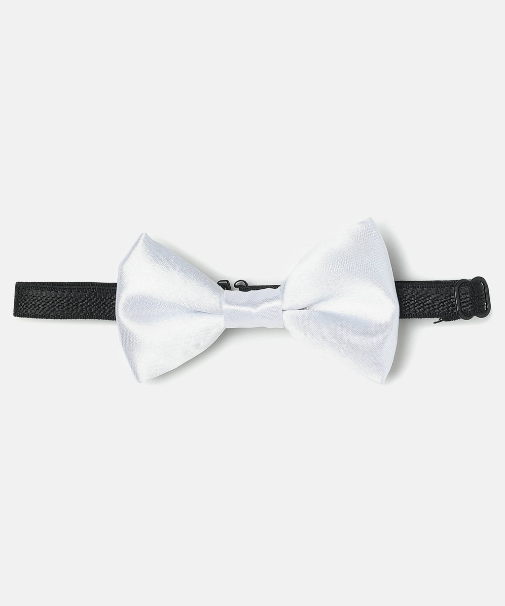 Manet Boys Solid Single Layer Bow - White