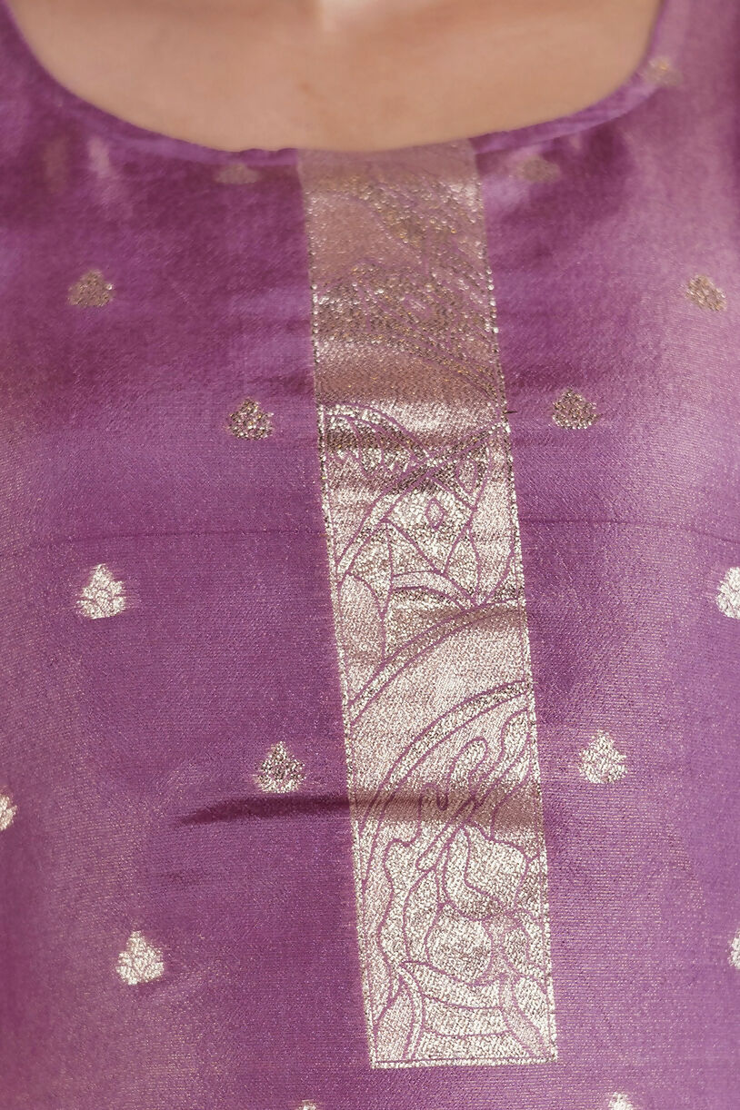 The52 Women's Beautiful Jacquard Butti Work Simmer Jacquard Fabric Straight Kurta Pant and Dupatta Set - Distacart