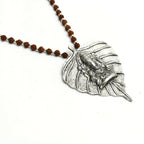 Mominos Fashion Johar Kamal Oxidised Silver-Plated Brass Finish Ganesha Long Necklace For Women - Distacart