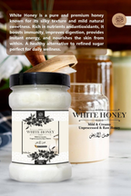 Al Masnoon White Honey Crystal Creamy & Unprocessed Raw Honey
