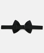 Manet Boys Solid Double Layer Bow - Black