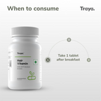 Traya Hair Vitamins with Biotin and Bhringraj Capsules - Distacart