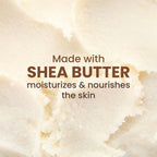 Wild Oak Pina Colada Shea Butter Sugar Scrub with Vegan Collagen & Peptides For Tan Removal & Smooth Skin