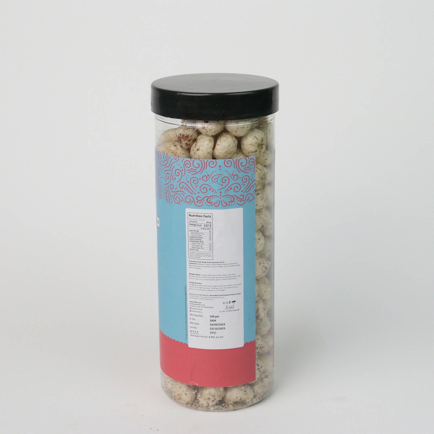Dibha - Honest Snacking Salt & Pepper Makhana