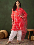 Sangria Embroidered Kurta & Palazzo With Dupatta