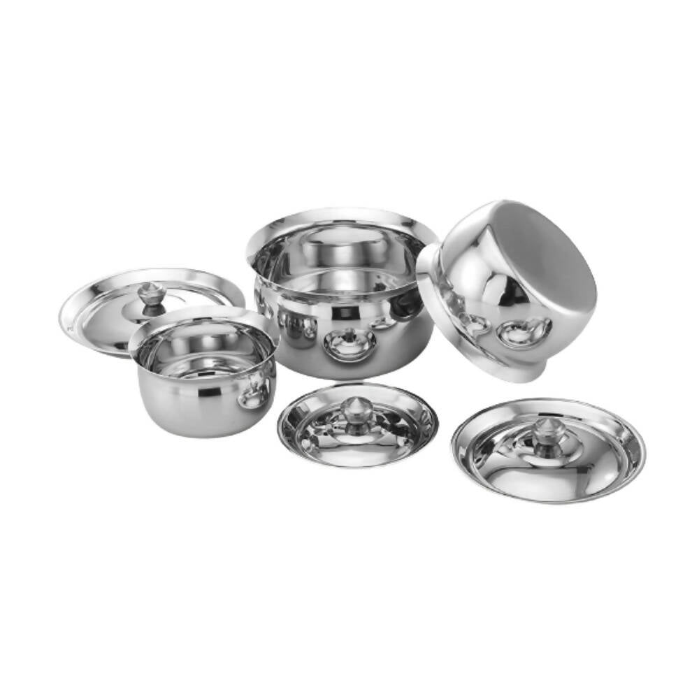 Expresso Stainless Steel Heavy Gauge Induction Friendly Kitchen Serving Set