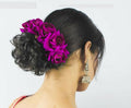 Purple Velvet Rose Gajra