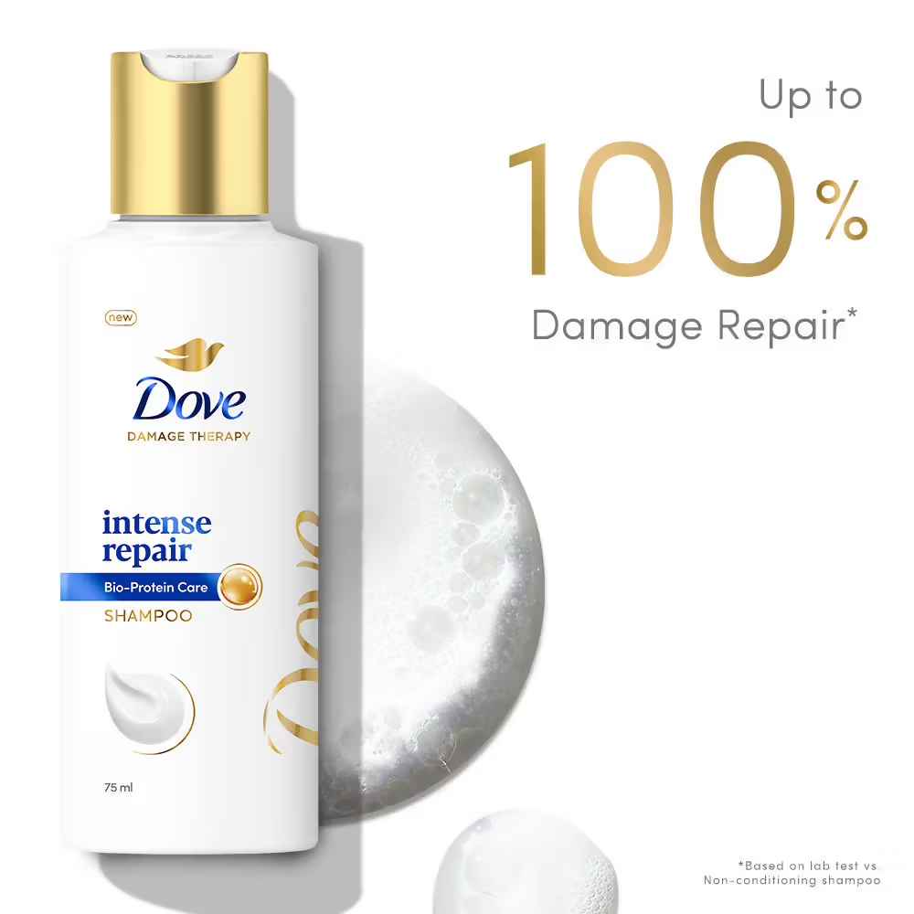 Dove Intense Repair Treatment Shampoo + Hair Mask For Frizzy Hair