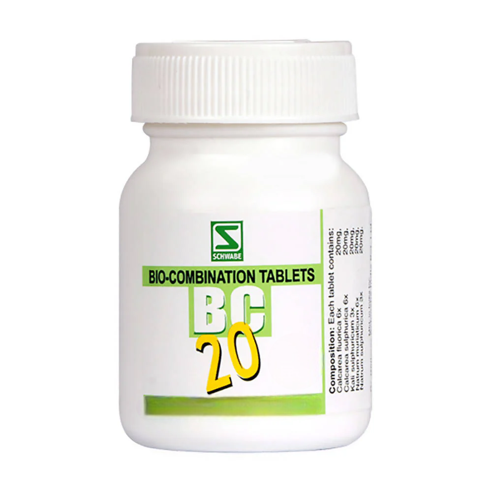 Dr. Willmar Schwabe India Bio-Combination 20 (BC 20) Tablet - Distacart