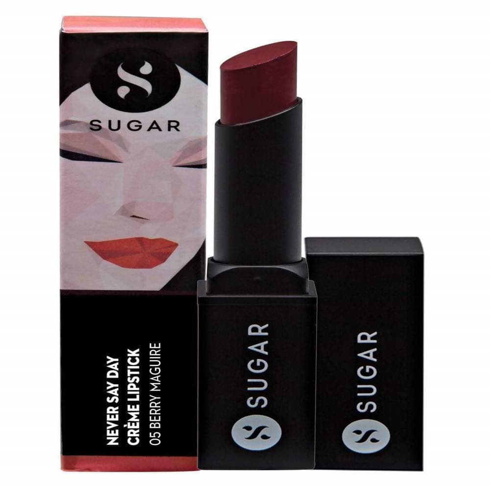 Sugar Never Say Dry Creme Lipstick - Berry Maguire (Deep Berry Red)