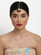 Kundan Maang Tikka - Ruby Raang - Distacart