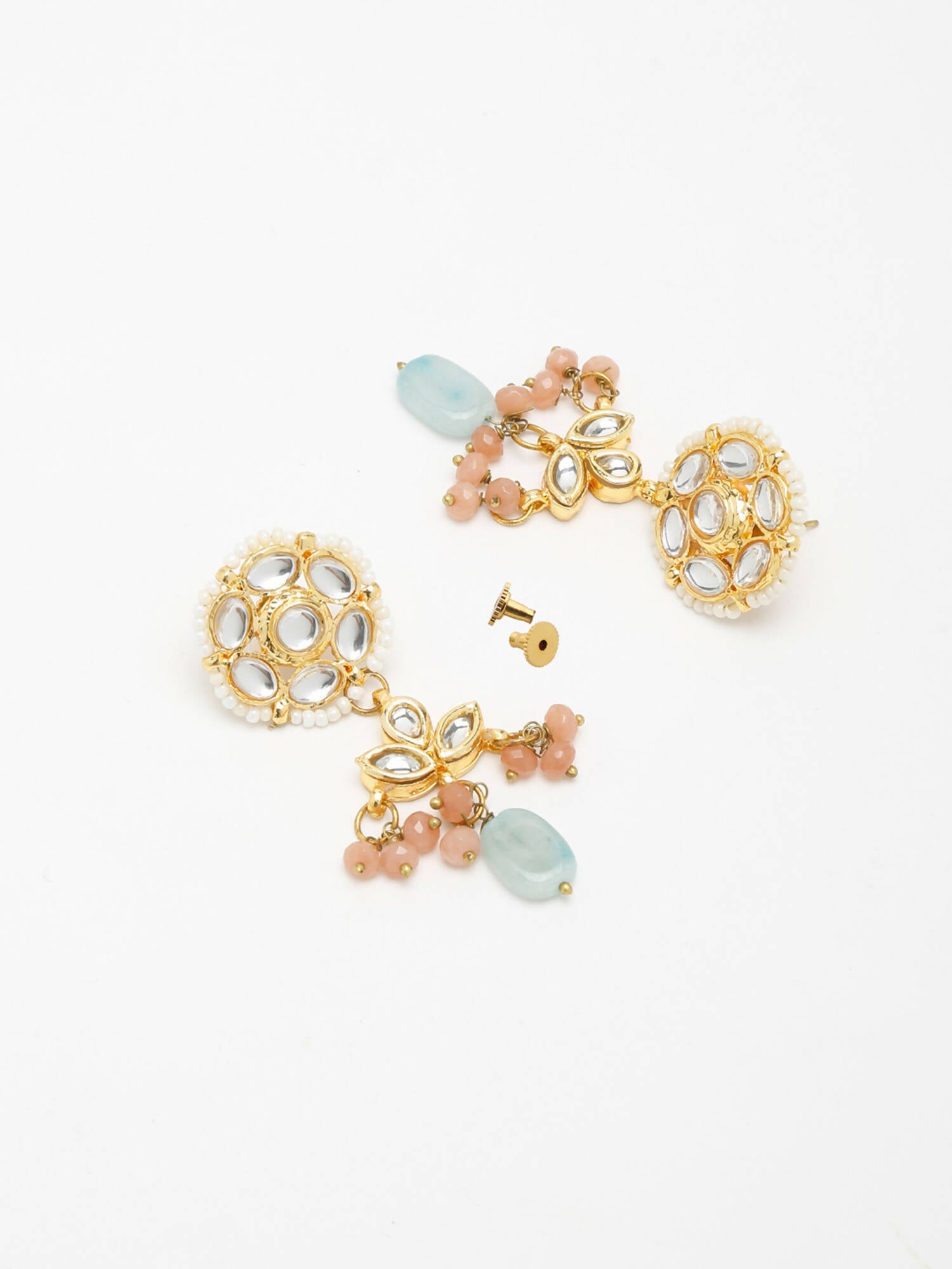Kundan Earrings - Ruby Raang - Distacart