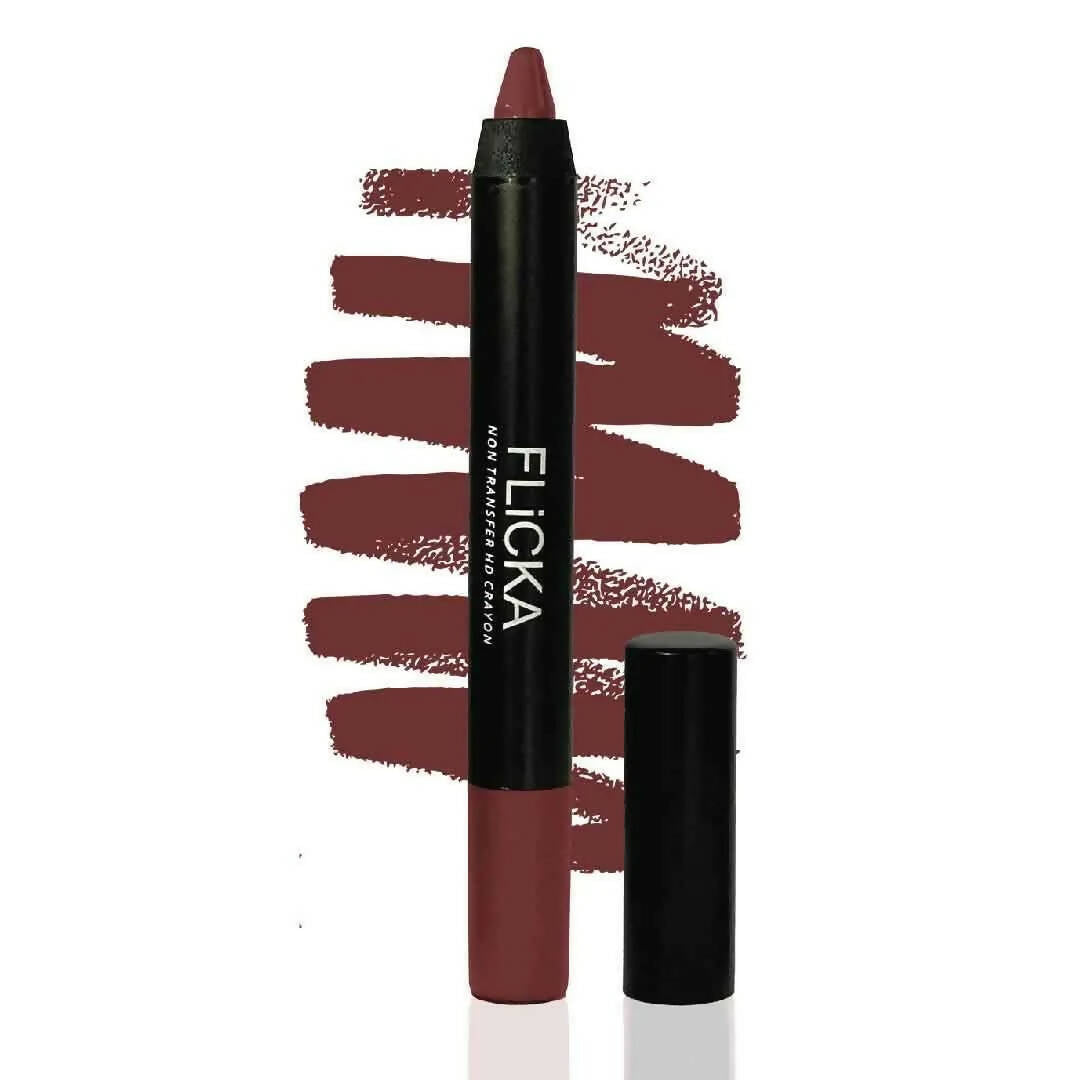 FLiCKA Lasting Lipsence Crayon Lipstick 08 Binge Watching - Maroon