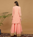 Joban Fashion Lite Beige Georgette Lehenga Set