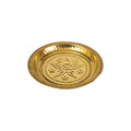 Spillbox Gold-Toned Brass Thali Pooja Essential