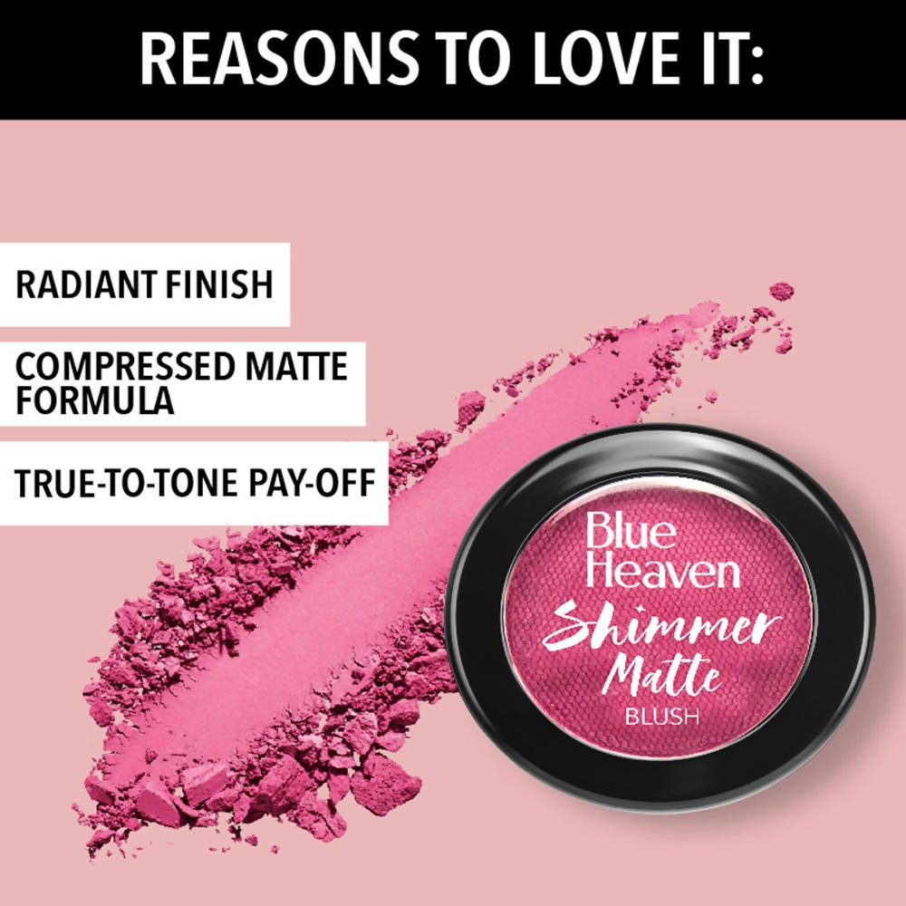 Shimmer Matte Blush Shade 