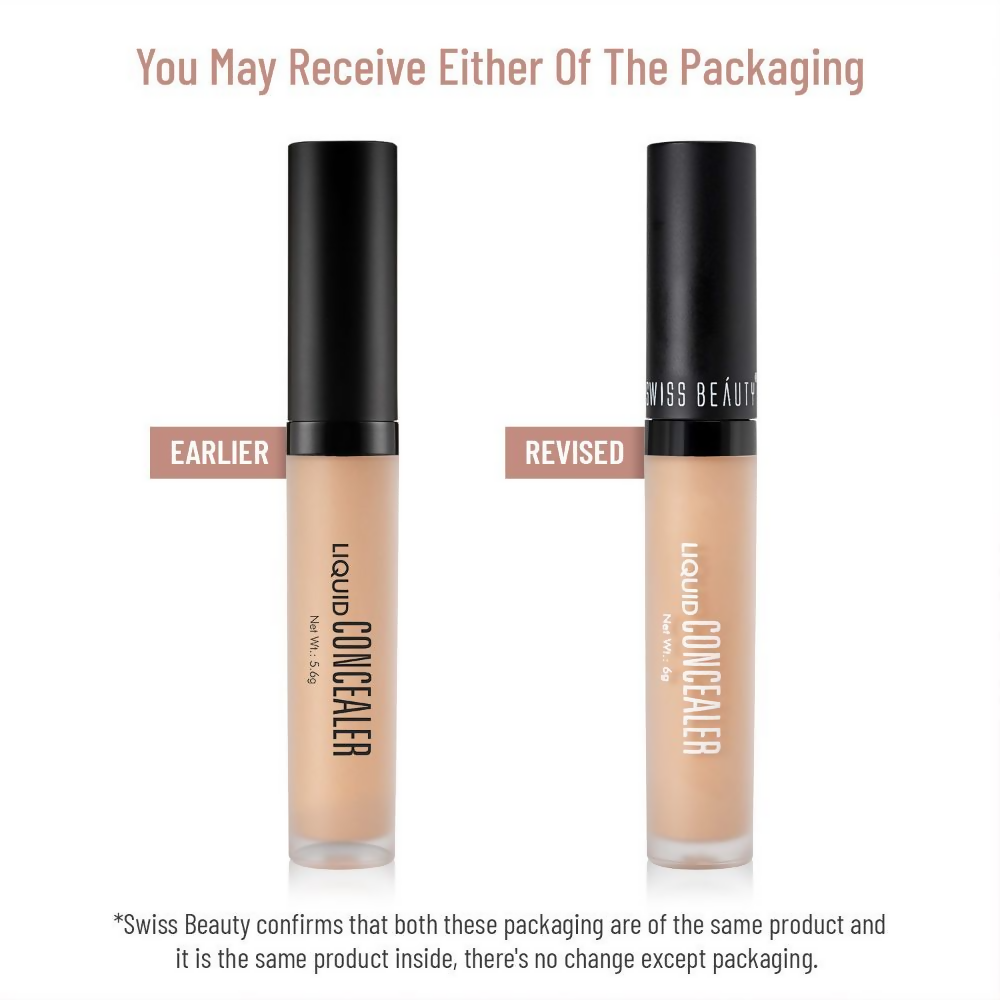 Swiss Beauty Liquid Concealer - 04 Medium Beige - Distacart