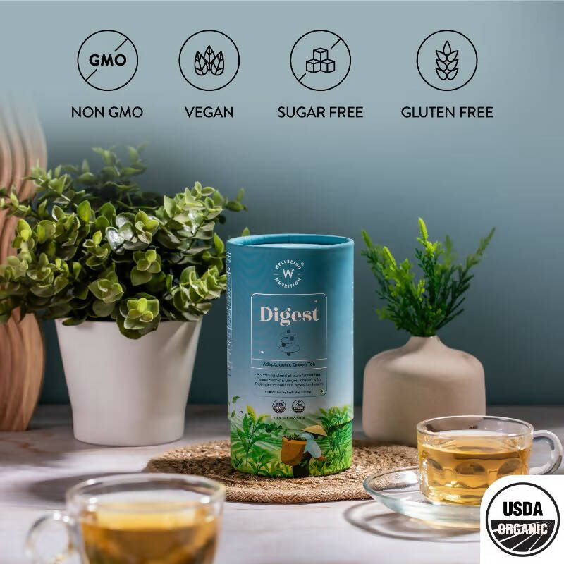 Wellbeing Nutrition Digest Green Tea - Distacart