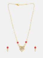 Ruby Raang Rani Pearl Haar Set