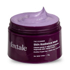 Foxtale De-Tan Face Mask For Glowing Skin - Clay Mask with Lactic Acid For Tan Removal, Reduction in Blackheads, Instant Brightening - Distacart