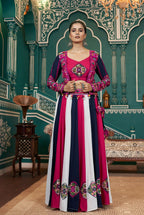 AI Fashion Multi Color Viscose Rayon Designer Navratri Lehenga Choli Collection