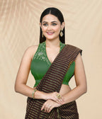 Joban Fashion Women's Green Embroidered Stitched Blouse - Distacart