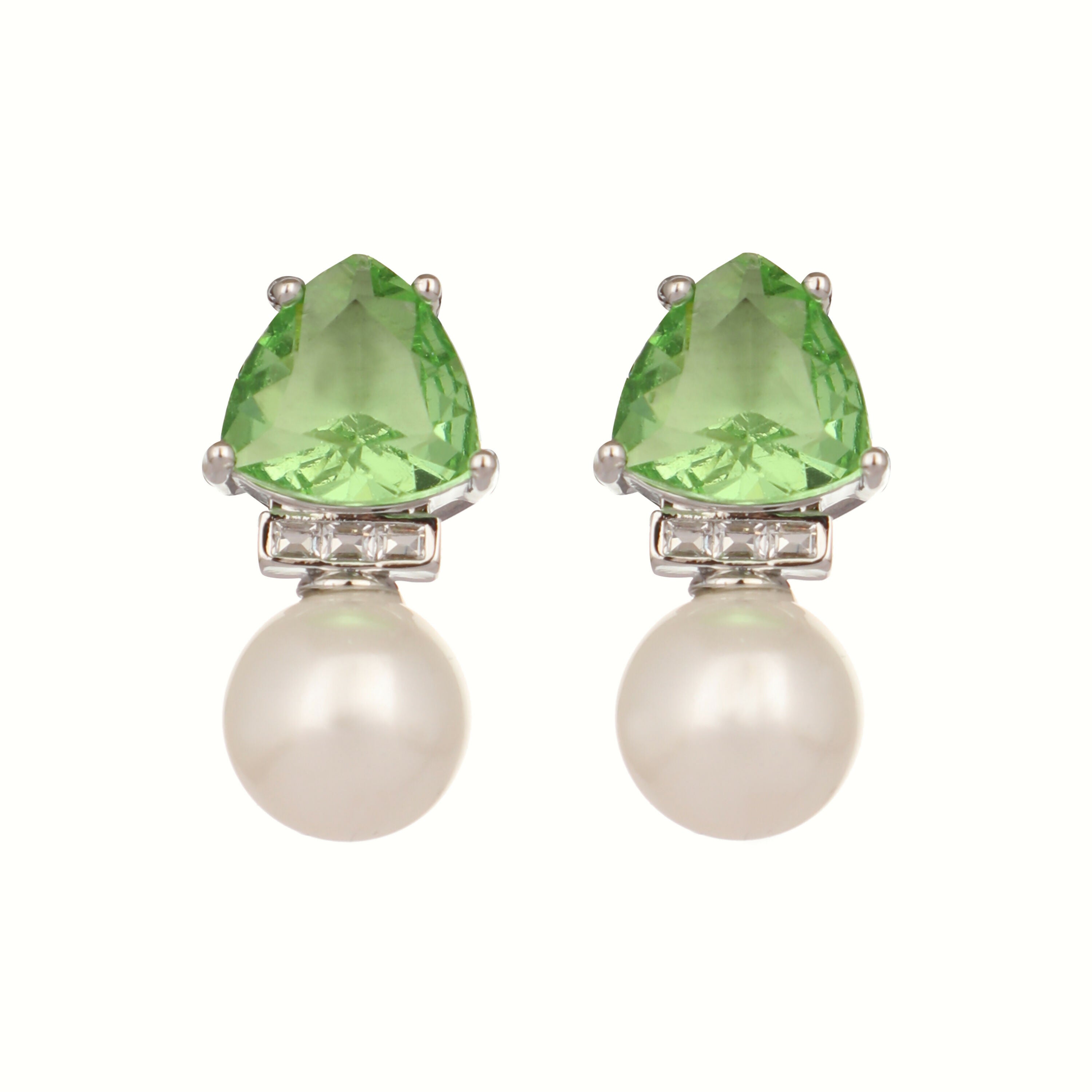 Nuyug Green Emerald Elegance Anti Tarnish Studs - Distacart