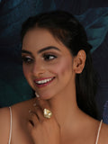 Kundan Ring (gold) - Ruby Raang