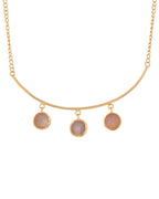VOJ One Gram Gold Plated Stone Studded Necklace and Earrings Set - Distacart