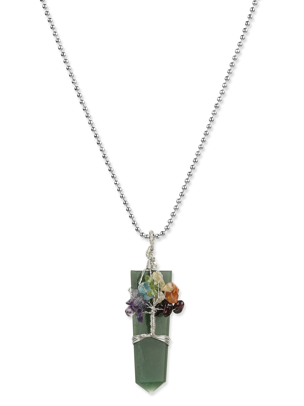 Women's Silver-Plated Necklace - Ruby Raang - Distacart