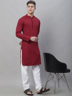 Sojanya Ethnic Motifs Embroidered Sequinned Pure Cotton Kurta