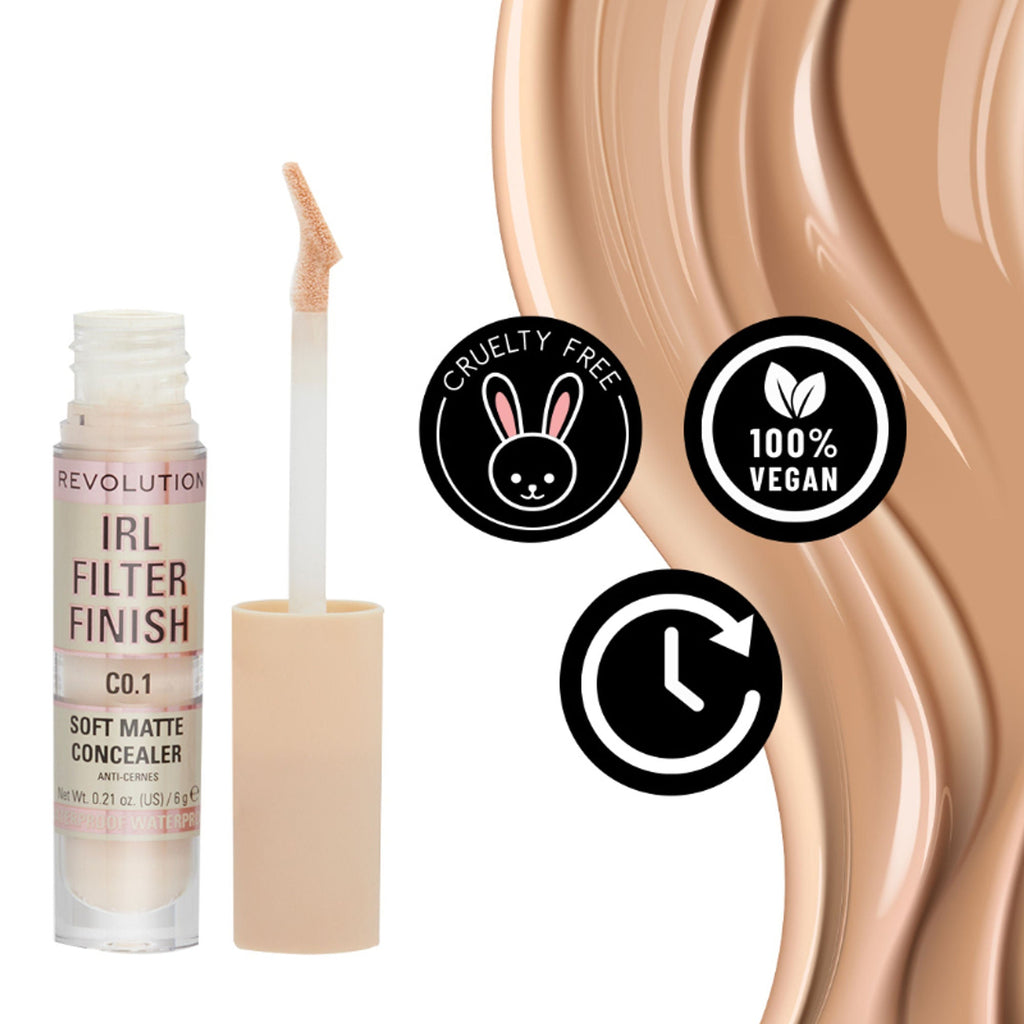 Makeup Revolution IRL Filter Finish Concealer - C10