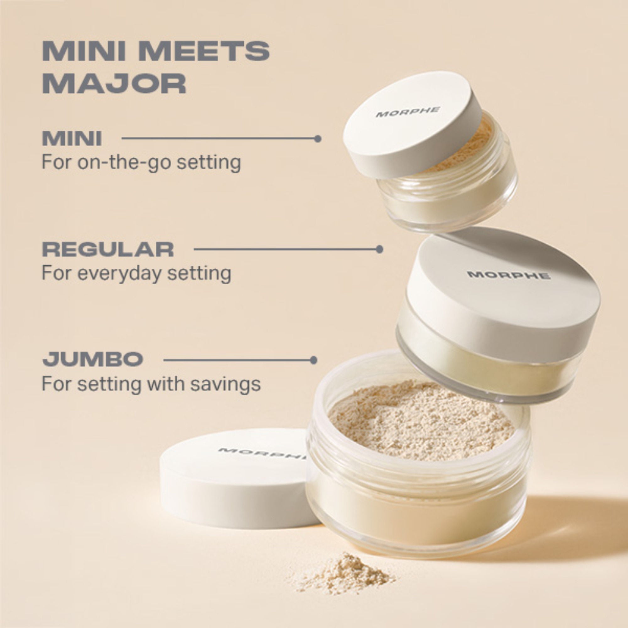 MORPHE Bake & Set Setting Powder - Banana Rich