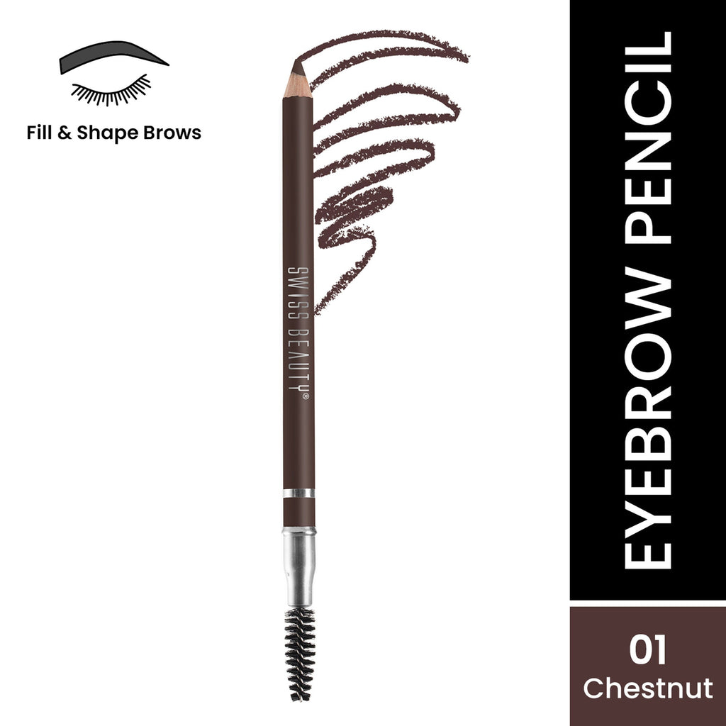 Swiss Beauty Brow Definer Pencil - 01 Chestnut