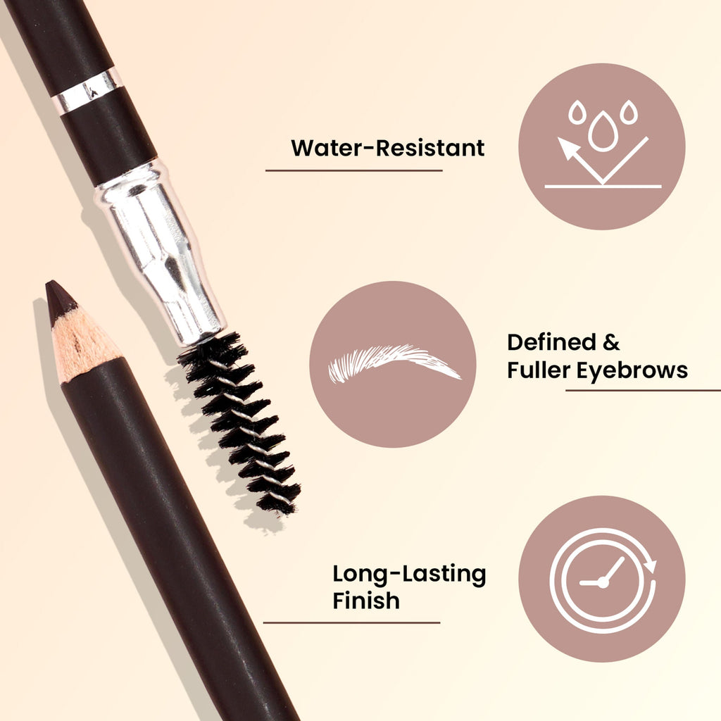Swiss Beauty Brow Definer Pencil - 01 Chestnut - Distacart
