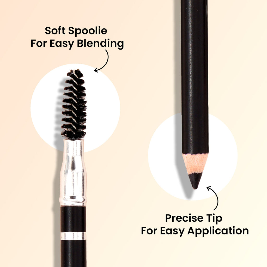 Swiss Beauty Brow Definer Pencil - 01 Chestnut - Distacart