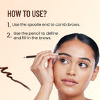 Swiss Beauty Brow Definer Pencil - 01 Chestnut - Distacart