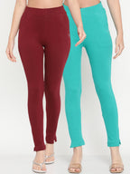 TAG 7 Women Pack Of 2 Ankle Length Leggings