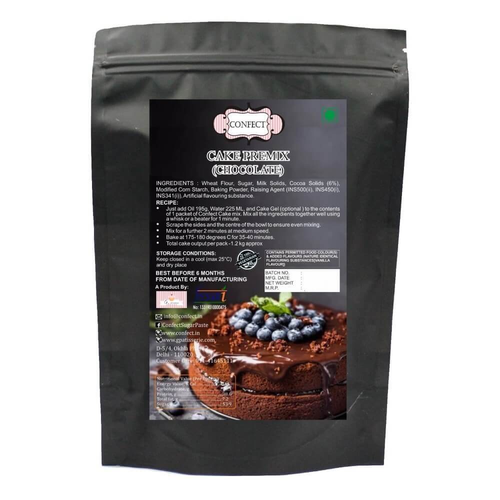 confect chocolate cake premix br b 800 gms b