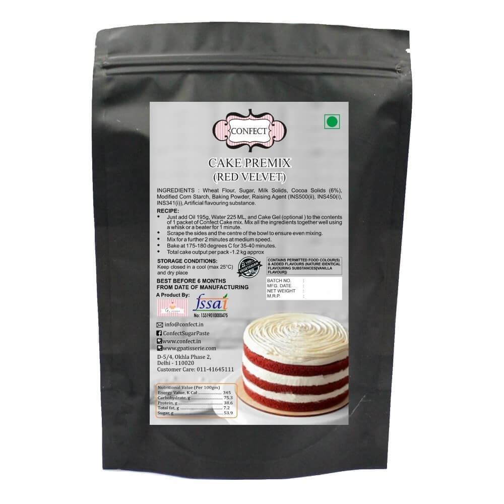 confect red velvet cake premix br b 800 gms b