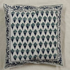 The Decor Nook Tulip Print With Grey Border Cushion Cover