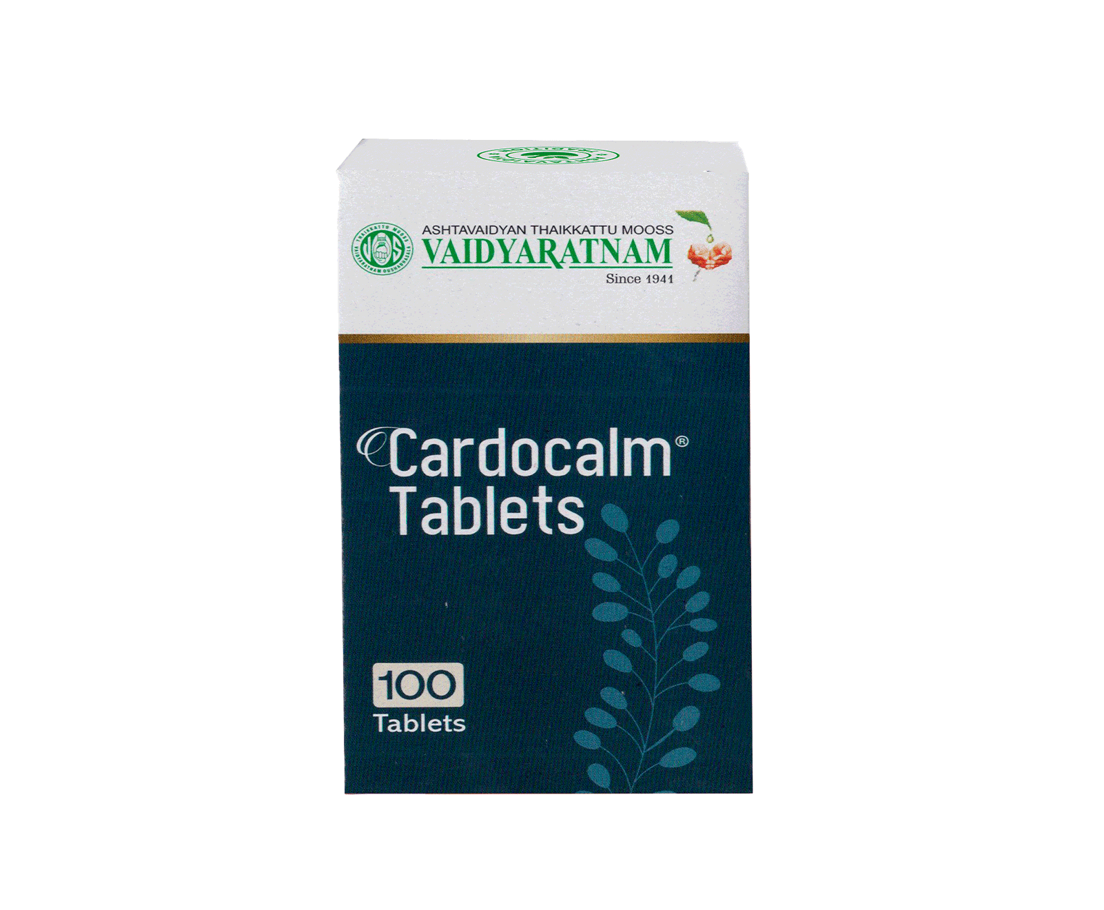 Vaidyaratnam Cardocalm Tablets - Distacart