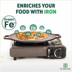 The Indus Valley CASTrong Cast Iron Cookware Set: Tawa+ Kadai+ Fry Pan, Kitchen Set for Home, Pre-seasoned, 100% Pure, Toxin-free, Tadka Pan