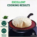 The Indus Valley Super Smooth Cast Iron Tawa, Long Handle,Pre-seasoned, Nonstick, 100% Pure, Toxin-free, Induction,Spatula, 25.4cm, 1.8kg - Distacart
