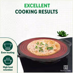 The Indus Valley CASTrong Cast Iron Roti/Dosa Tawa, Pre-seasoned, Nonstick, 100% Pure, Toxin-free, Gas & Induction,Spatula, 30.2cm, 2.4kg
