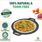 The Indus Valley CASTrong Cast Iron Cookware Set: Tawa+ Kadai+ Fry Pan, Kitchen Set for Home, Pre-seasoned, 100% Pure, Toxin-free, Tadka Pan